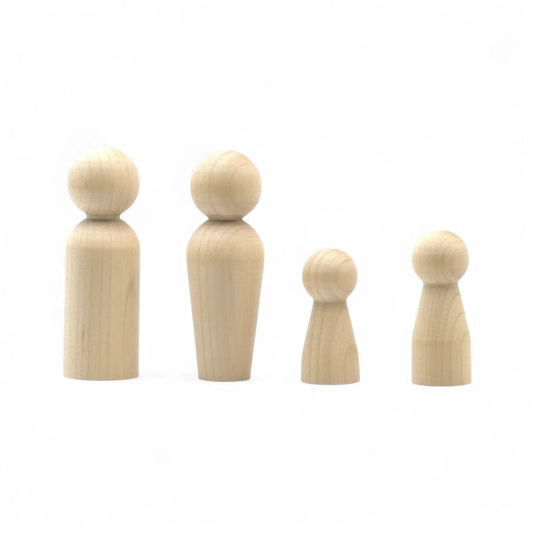 Medinės lėlytės - Baltic Woodcrafts