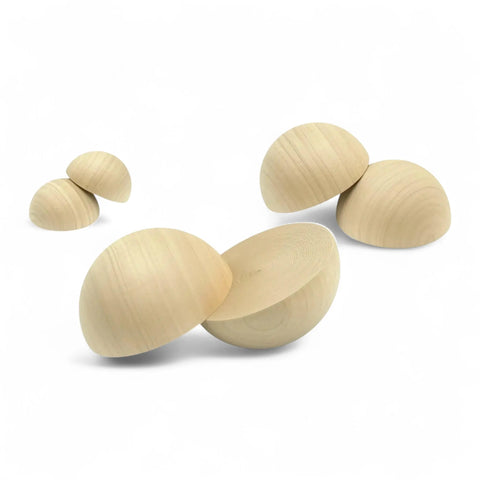 Mediniai perskelti rutuliukai - Baltic Woodcrafts