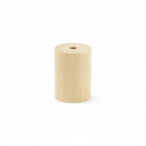 20 × 28 mm beržinis cilindras su skyle