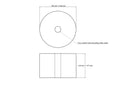 techninis 60 × 40 mm medinio cilindro brėžinys
