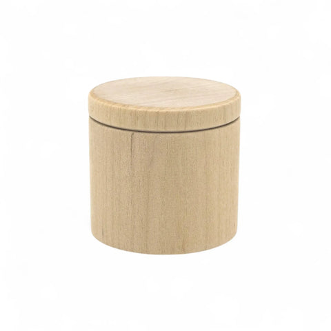 50 x 47 mm apvali tekinta medinė dėžutė