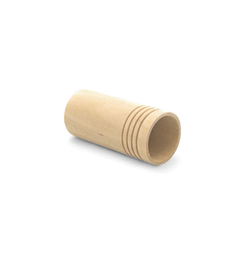 30 x 65 mm tekintas medinis cilindrinis indas