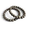 Two bog oak beads example bracelets