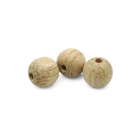 12 mm baltojo ąžuolo medienos karoliukai