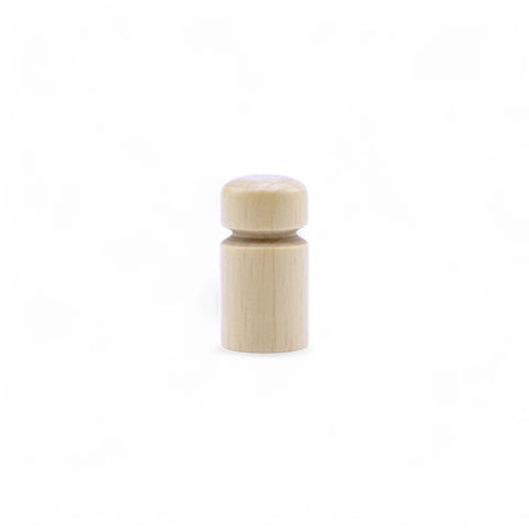 25 mm tekinta medinė kaištinė baldų rankenėlė