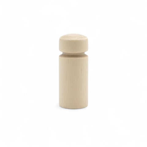 33 mm ilgio tekinta medinė kaištinė baldų rankenėlė
