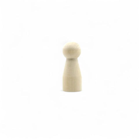 45 mm tekintas medinis kuoliukas-lėlytė vaikas